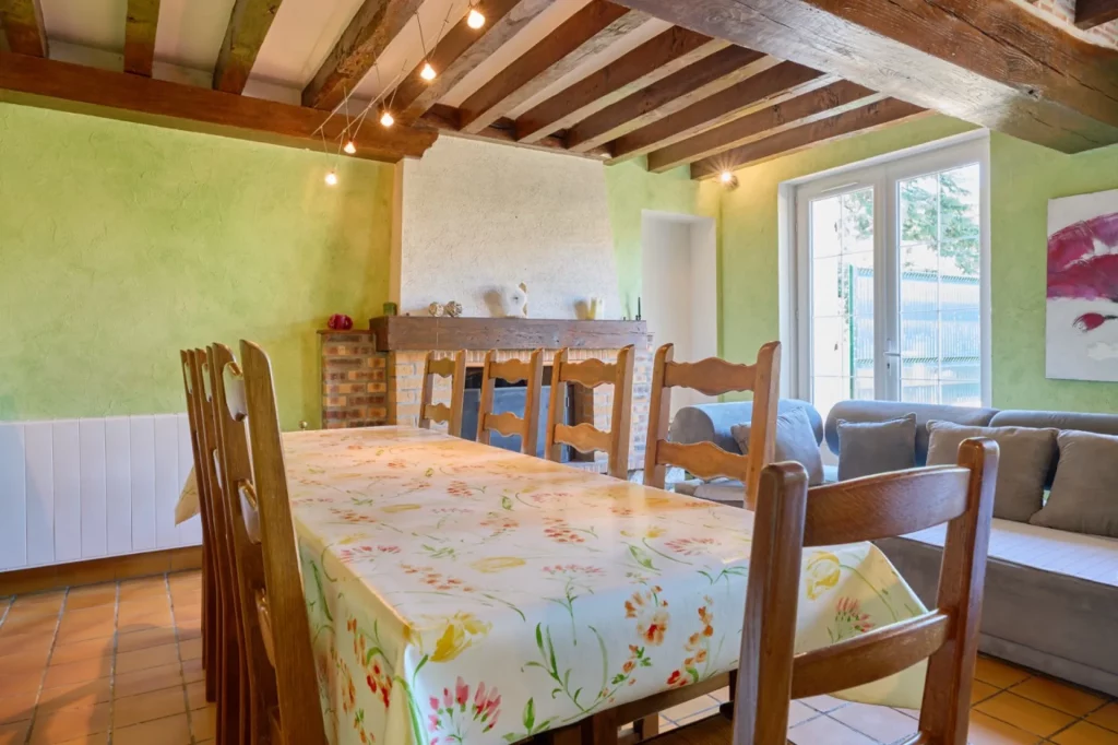 Vue d'ensemble de l'espace repas